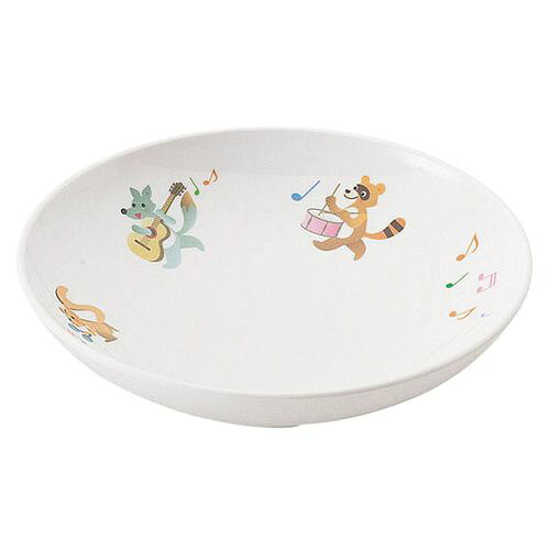 遠藤商事 メラミンお子様食器「プチまる」 2705-PM 14cm平皿 RSLJ701
