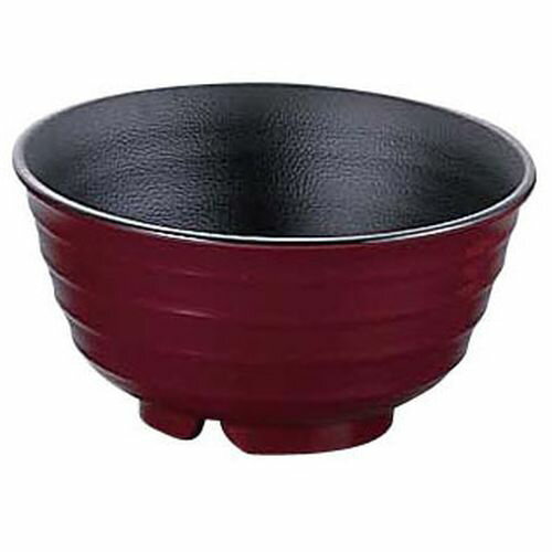 遠藤商事 メラミン 小うどん鉢 773-TB 溜内黒 RUD1004