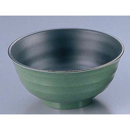 Bowls - 遠藤商事 メラミン うどん鉢 GB-K757 グリーン内黒 RUD0901