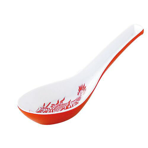 エンテック C-76 メラミンレンゲ(小) 外赤・内白 RLV13