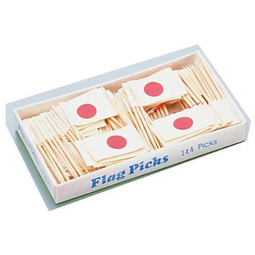 ヤマコー フラッグピック 日の丸国旗(144本入) QHN05