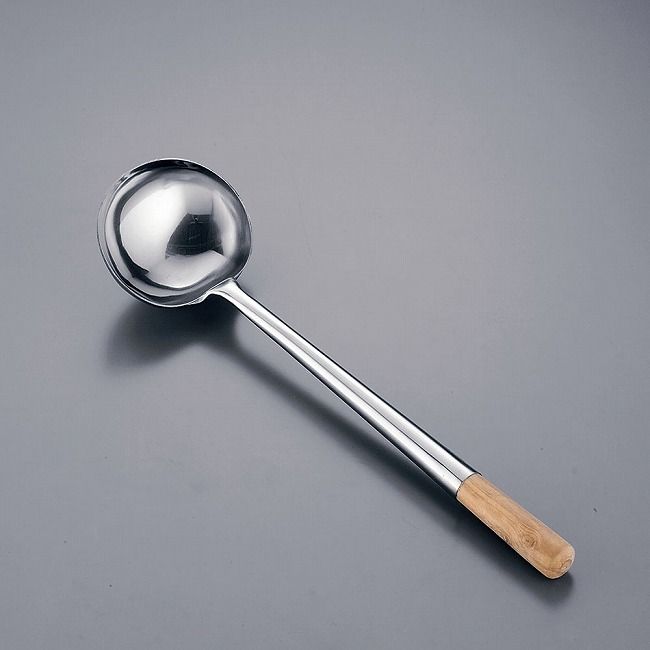 陳枝記(チャンチキ) ステンレス中華お玉 特々大 FL2012 [BOT5601]【送料無料】