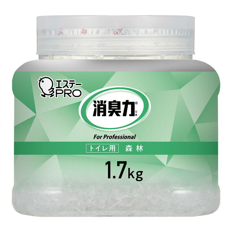 For Shoe Cupboards - エステー消臭力業務用クラッシュゲルタイプ1.7kg森の香り トイレ用エステー4901070130412(代引不可)