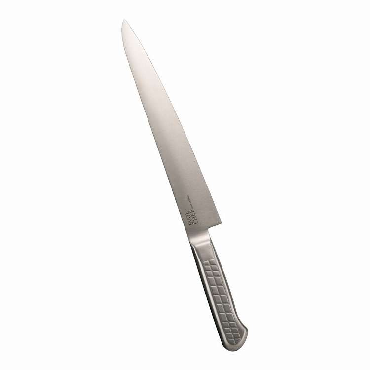 ●EVOLCHEF(エボルシェフ):シリーズ●ステンレスの一体構造のため熱湯消毒や食器洗浄機、食器乾燥機の使用が可能です。●材質:刃身/ハイカーボンステンレス刃物鋼ハンドル/18-8ステンレススチール【代引きについて】こちらの商品は、代引きでの出荷は受け付けておりません。【送料について】北海道、沖縄、離島は送料を頂きます。