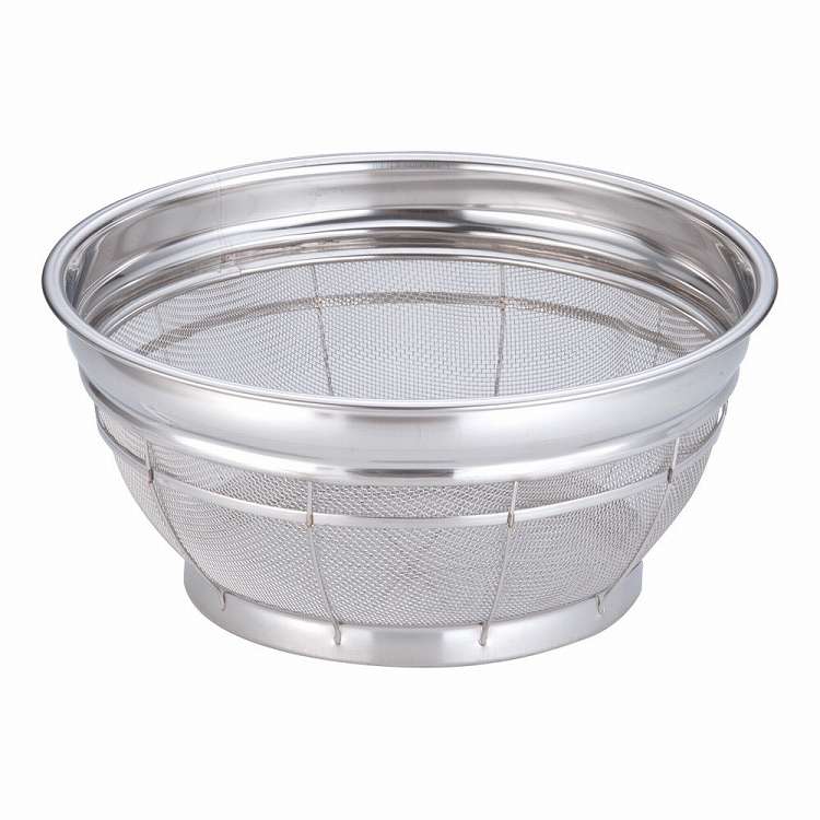 Basket, Cart - BK18-8浅型ざる 27.5cm(代引不可)