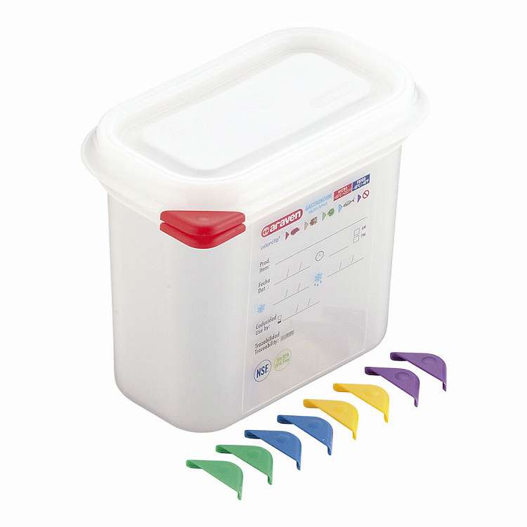 アラベン 密封カバー付食品保存コンテナー 1/9 150mm 3022(代引不可)