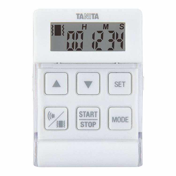 タニタ バイブレーションタイマー TD-370N ホワイト(代引不可)