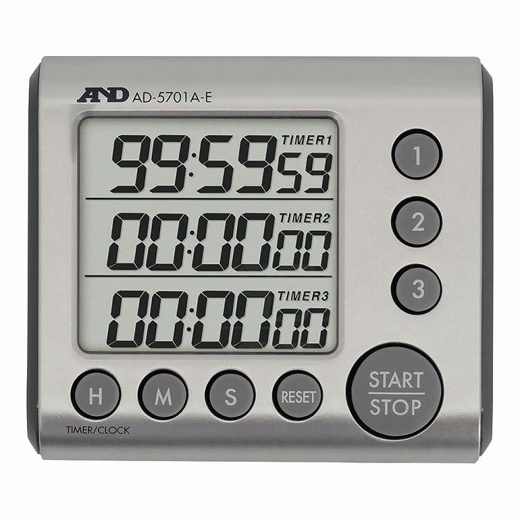 A&D 3チャンネル100時間タイマー AD-5701A-E(代引不可)