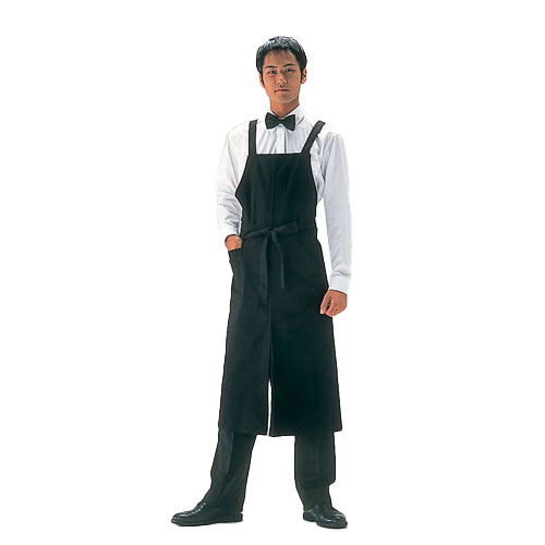 Sommelier Aprons - ロングエプロン SGL1208-2 (ブラック)(代引不可)【送料無料】