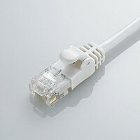 Lan （5 m+） - [ELECOM(エレコム)] [ホワイト][5m][Cat6準拠]配線スッキリ!取り回しがしやすいGigabit やわらかLANケーブル(Cat6準拠) LD-GPY/WH5(代引き不可)