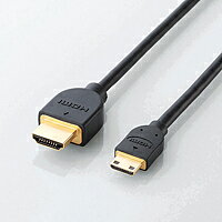 ■HDMIの最新規格にフル対応し、映像信号と音声信号に加え100Mbpsのイーサネット通信を実現する!「HDMI-Mini出力端子(Type C)」に接続できる、HIGH SPEED with Ethernet認証済み“イーサネット対応HIGH SPEED HDMI-Miniケーブル"。［特徴］■HDMIの最新規格にフル対応した、HIGH SPEED with Ethernet認証済みの“イーサネット対応HIGH SPEED HDMI-Miniケーブル"です。 ■ハイビジョン対応の液晶テレビ、プラズマテレビ、プロジェクターなどHDMI入力端子(Type A)付きのAV機器と、ビデオカメラレコーダーなどのHDMI-Mini出力端子(Type C)を持つAV機器を接続できます。 ■1本のケーブルで、映像信号と音声信号をデジタルのままで高速伝送するだけでなく、イーサネット信号の双方向通信を実現します。 ■100Mbpsのイーサネット通信を実現する、HEC(HDMIイーサネットチャンネル)に対応しています。 ■デジタル音声をテレビなどの表示機器からAVアンプなどの出力機器へ伝送できる、ARC(オーディオリターンチャンネル)に対応しています。 ■3D映像(1080p×2画面)、4K×2K(4096×2160ドット)解像度に対応しています。 ■色深度は従来の24bit(Full Color:フルカラー)から、30/36/48bit(Deep Color:ディープカラー)まで対応し、より豊かな色表現が可能です。 ■サビなどに強く信号劣化を抑える金メッキプラグを採用しています。 ■外部ノイズの干渉から信号を保護する3重シールドケーブルを採用しています。≪商品の概要≫■対応機種：HDMI(タイプA・19ピン)側:HDMI入力端子を持つ液晶テレビ、プラズマテレビ、プロジェクター等、HDMI(タイプC・19ピン)側:ビデオカメラレコーダーなどHDMI-Mini出力端子を持つ機器■規格：HDMI (High Speed HDMI Cable with Ethernet)認証■コネクタ形状：HDMI(タイプA・19ピン) - HDMIミニ(タイプC・19ピン)■ケーブルタイプ：ノーマルタイプ■伝送速度：10.2Gbps■対応解像度：4K×2K対応■シールド方法：3重シールド■プラグメッキ仕様：金メッキ■ケーブル長：3.0m■カラー：ブラック▼メーカー希望小売価格はメーカーサイトに基づいて掲載しています　