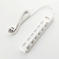 [ELECOM(エレコム)] ほこり防止シャッター付 省エネタップ T-E6A-2630WH(代引不可)【送料無料】