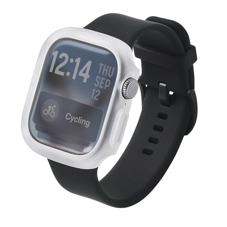 アップルウォッチ カバー Apple Watch Series 11 / 10 [ 42mm ] ケース 耐衝撃フレーム 指紋防止 飛散防止 TOUGH SLIM LITE クリア AW-25BFCTSLCR(代引不可)【送料無料】
