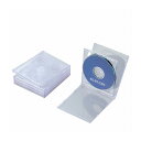 エレコム Blu-ray/DVD/CDケース(標準/PS/2枚収納) CCD-JSCNW5CR(代引不可)(2)