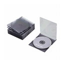 エレコム Blu-ray/DVD/CDケース(スリム/PS/1枚収納) CCD-JSCS10CBK(代引不可)(2)