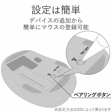 エレコム ふわっとした ワイヤレス マウス 無線 ブルートゥース Sサイズ ブルーLEDピンク Salalシリーズ M-BT17BBPN(代引不可)