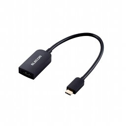 エレコム displayport hdmi usb type-c 変換 アダプタ 4k 2k 3840×2160 / 30hz 正規 認証 windows / mac 対応 bk AD-CHDMIBK2(代引不可)【送料無料】【メール便（ネコポス）】