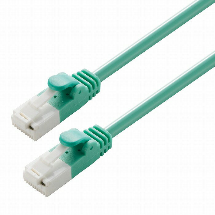 エレコム LANケーブル CAT6 30m ツメ折れ防止 ギガビット対応 高速通信 ヨリ線 スタンダード グリーン LD-GPT/GN30/RS(代引不可)【送料無料】
