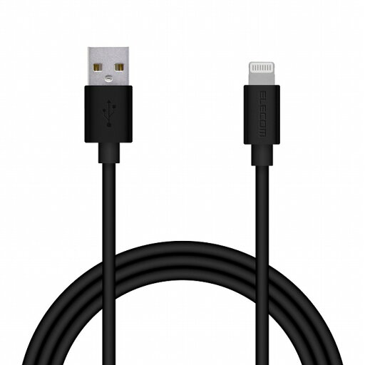 エレコム iPhoneケーブル ライトニングケーブル 1m iPad iPod データ通信 充電 USB-A Lightning MPA-UAL10BK(代引不可) エレコム iPhoneケーブル ライトニングケーブル 1m iPad iPod データ通信 充電 USB-A Lightning MPA-UAL10BK(代引不可)
