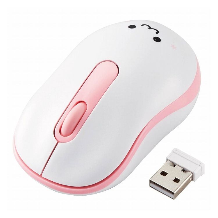 エレコム ワイヤレスマウス 無線 抗菌 光学式 3ボタン 静音 Sサイズ ピンク M-DY10DRSKPN(代引不可)