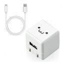 エレコム iPhone充電器 iPad充電器 1m Lightning AC ケーブル同梱 ホワイトフェイス コンパクト かわいい MPA-ACL04WF(代引不可)【送料無料】(2)