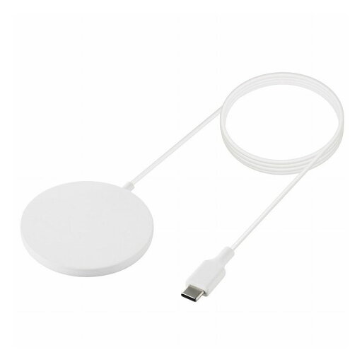 エレコム ELECOM ワイヤレス充電器 7.5W マグネット内蔵 卓上 ケーブル一体型 iPhone Airpods 1m ホワイト W-MA02WH(代引不可)【送料無料】【メール便(ネコポス)】 エレコム ELECOM ワイヤレス充電器 7.5W マグネット内蔵 卓上 ケーブル一体型 iPhone Airpods 1m ホワイト W-MA02WH(代引不可)【送料無料】【メール便(ネコポス)】