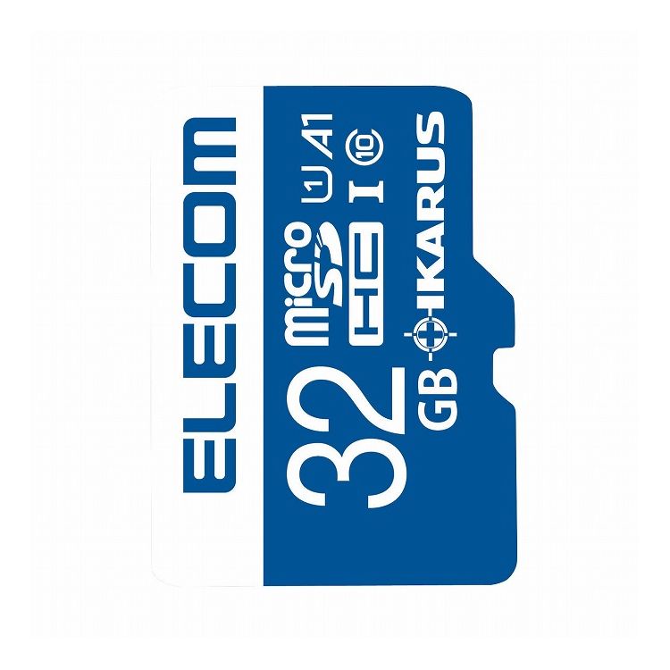 マイクロSD カード 32GB UHS-I U1 SD変換アダプタ付 MF-MS032GU11IKA エレコム(代引不可)【メール便（ネコポス）】
