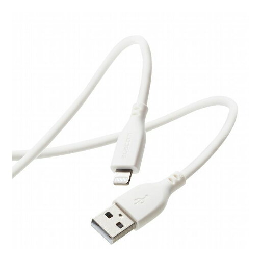 iPhone充電ケーブル ライトニング USB-A 2m 高耐久 iPhone iPad シリコン素材 ホワイト MPA-UALSS20WH(代引不可)【送料無料】 iPhone充電ケーブル ライトニング USB-A 2m 高耐久 iPhone iPad シリコン素材 ホワイト MPA-UALSS20WH(代引不可)【送料無料】