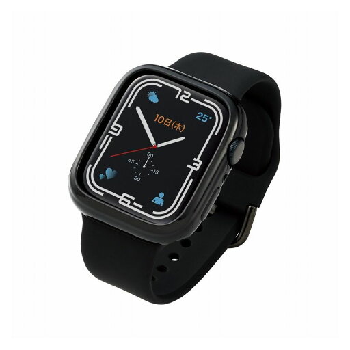 ELECOM アップルウォッチ 保護ケース バンパー Series 7 45mm 側面保護 ソフト TPU 耐衝撃 傷防止 Apple Watch モデル番号 A2474 等 ブラック エレコム AW-21ABPUBK(代引不可)【メール便配送】【送料無料】 ELECOM アップルウォッチ 保護ケース バンパー Series 7 45mm 側面保護 ソフト TPU 耐衝撃 傷防止 Apple Watch モデル番号 A2474 等 ブラック エレコム AW-21ABPUBK(代引不可)【メール便配送】【送料無料】