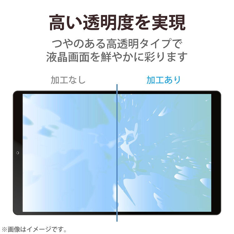 エレコム ELECOM タブレット 8インチ 保護フィルム 高透明 抗菌 指紋防止 気泡防止 汎用フィルム(代引不可)【メール便配送】【送料無料】
