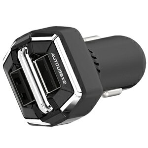 カシムラ 車用 DC-2.4A-リバーシブルUSB 2ポート AJ556