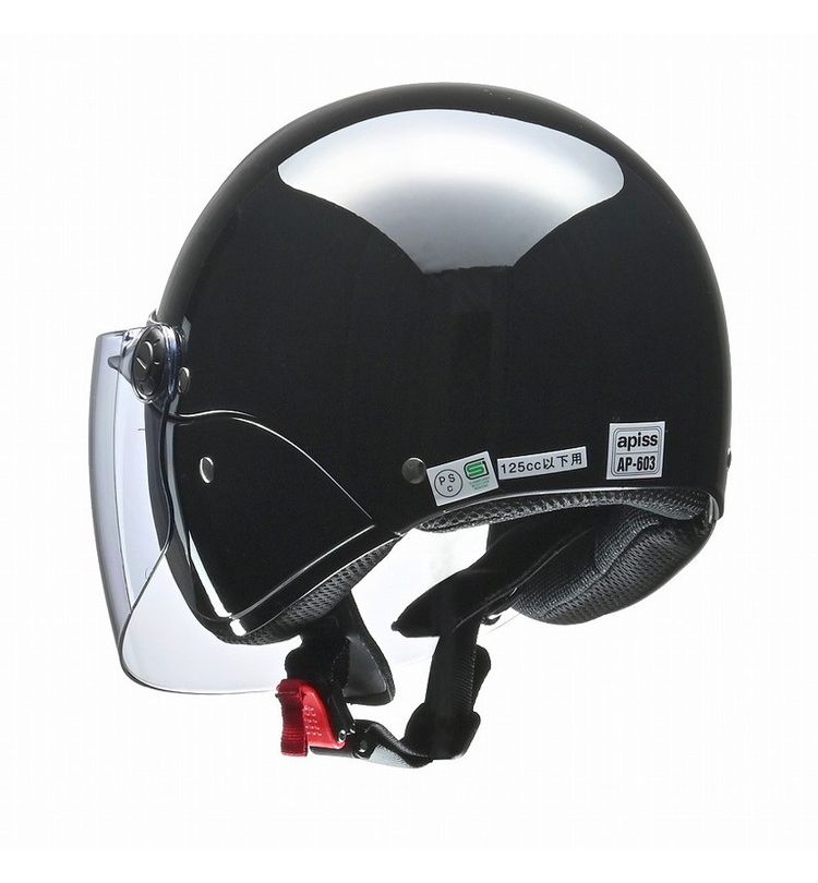 リード工業 セミジェットヘルメットBK ブラック AP603BK【送料無料】