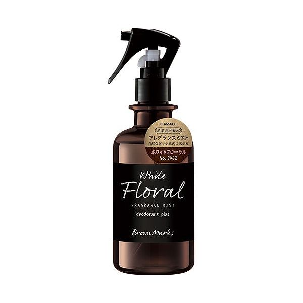 晴香堂 ブラウンマークスミスト ホワイトフローラル 3462