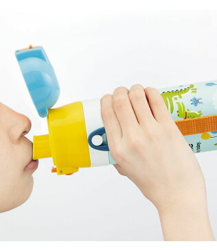 【正規販売店】 スケーター 超軽量2WAYステンレス水筒 直飲み&コップ クロコダイル 430ml SKDC4