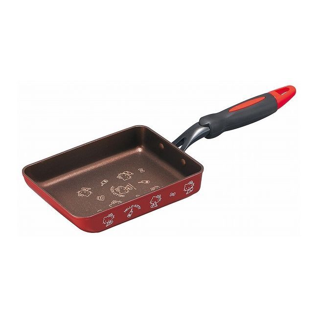 【正規販売店】 スケーター 卵焼き フライパン ハローキティ 13×18cm ダイヤモンドコーティング IH ガス対応 AEEP3【送料無料】