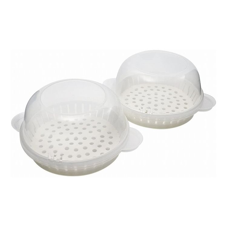 スケーター 電子レンジ調理 中華まん 肉まん ケース 蒸し器 2個入り SMA1 時短 レンジ 電子レンジ 調理器 簡単 手軽のサムネイル