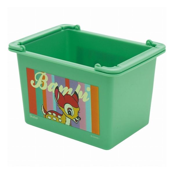 スケーター 重ねられる ミニバスケット ミニ小物入れ 収納ボックス 2個セット ディズニーレトロ バンビ MBSK1 Skater