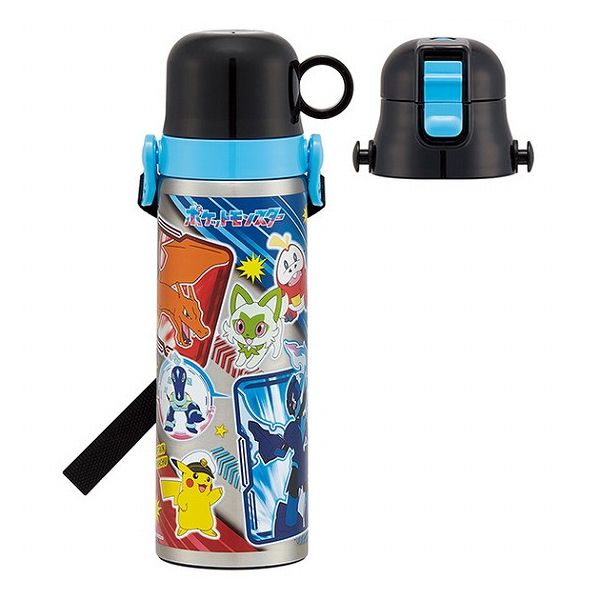 スケーター 水筒 ボトル キッズ 直飲み ワンタッチ ステンレス 保冷 軽い 580ml ポケモン24 キャラクター かわいい 可愛い 子ども 子供 ランチ SKDC6 Skater【送料無料】のサムネイル