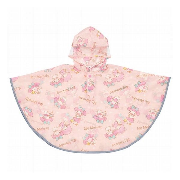 スケーター 子供用 レインポンチョ 適応身長80~100cm マイメロディ RAPO2 キャラクター 可愛い かわい..