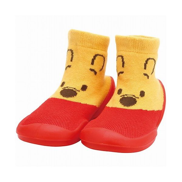 スケーター ソックス シューズ M 12.6cm ベビー ファースト シューズ 靴 赤ちゃん くまのプーさん BSSH..