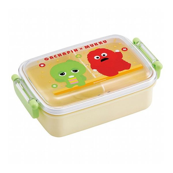 ガチャピンムック 銀イオン抗菌 子供用 弁当箱 ランチボックス 450ml ガチャピンムック RBF3ANAG スケーター Skater キャラクター 可愛い かわいい
