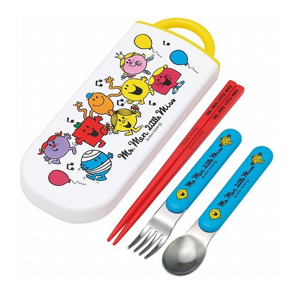 Mr. Men Little Miss 銀イオン抗菌 子供用 トリオセット 箸 スプーン フォーク Mr. Men Little Miss TA..