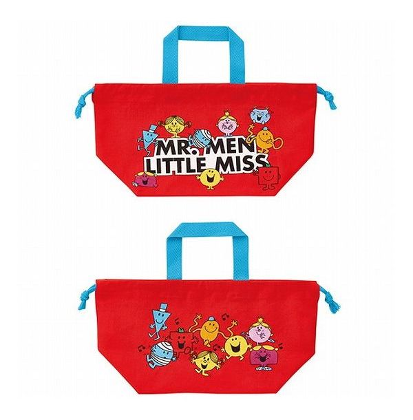 リコメン堂生活館のMr. Men Little Miss ランチ巾着 弁当箱 巾着袋 Mr. Men Little Miss スケーター Skater KB7 キャラクター 可愛い かわいい｜アングル2