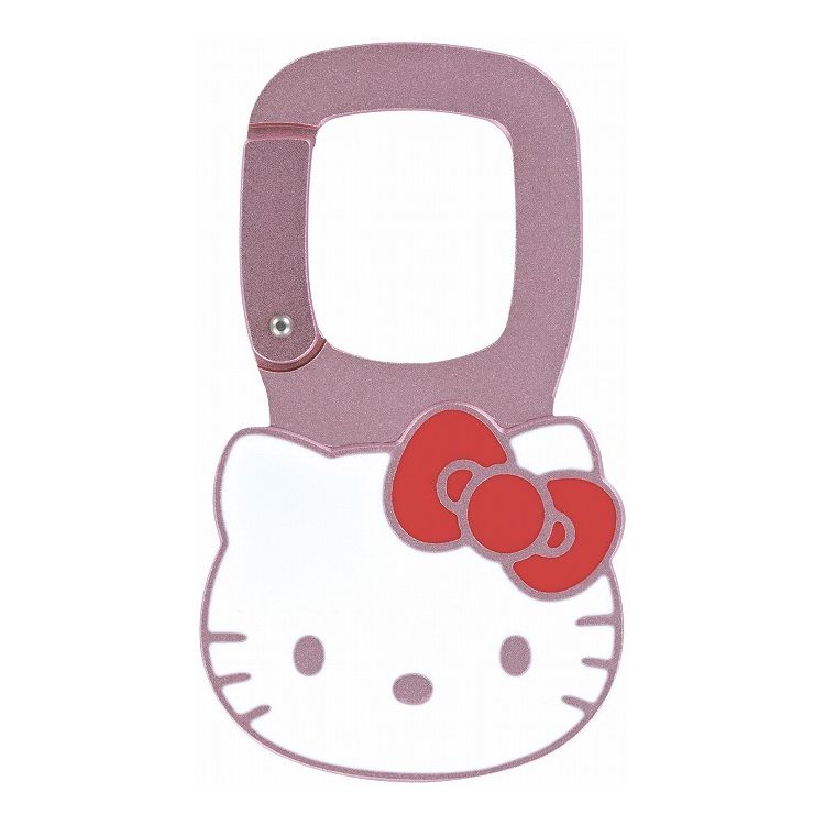 ハローキティ ダイカット アルミ カラビナ 子供 キッズ アクセント キャラクター ハローキティ ZAC1D スケーター Skater