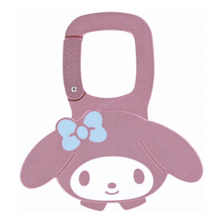 マイメロディ ダイカット アルミ カラビナ 子供 キッズ アクセント キャラクター マイメロディ ZAC1D スケーター Skater