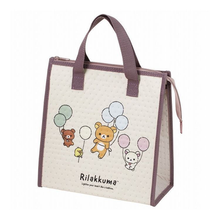 リラックマ ふわっと風船 不織布 保冷 ランチバッグ FBC1 スケーター Skater