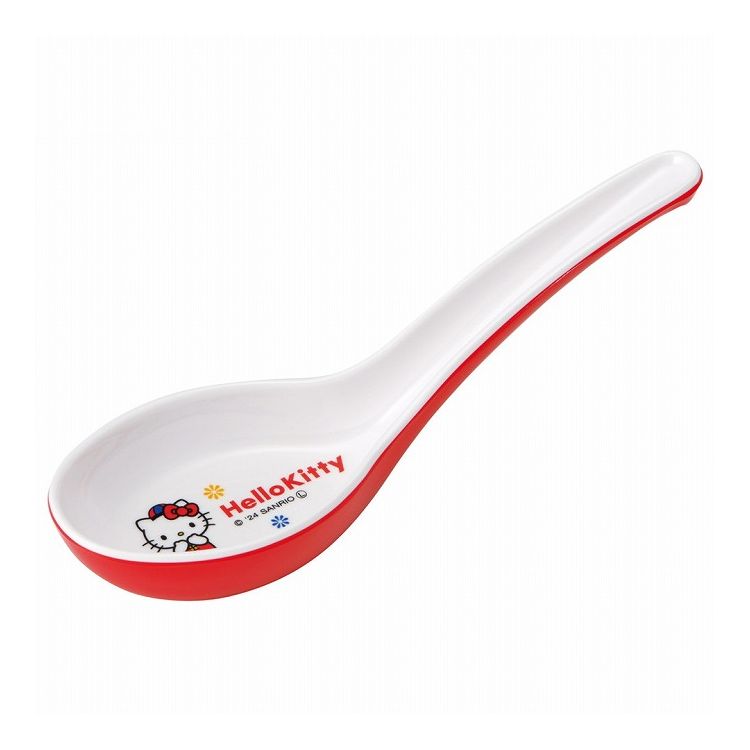 サンリオ ハローキティ レンゲ れんげ メラミン製 スプーン 中華 おうち ご飯 食器 かわいい おうち中..