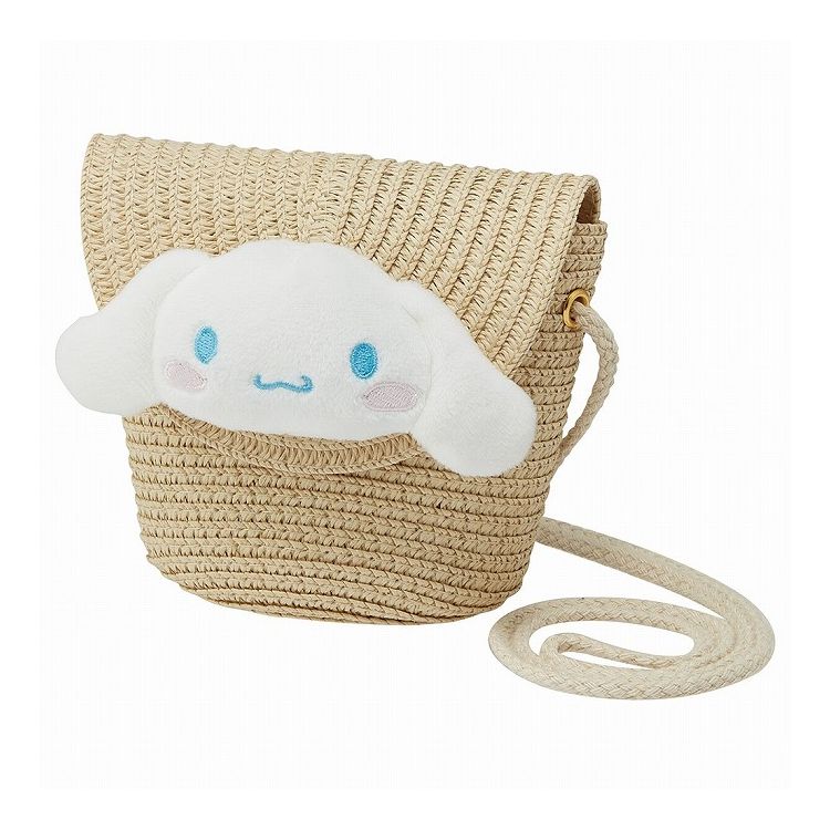 サンリオ sanrio シナモロール ストロー素材 フラップ型 ショルダー バッグ かばん カバン キャラクター 可愛い ZSFB1 キャラクター キャラ かわいい skater スケーター【送料無料】