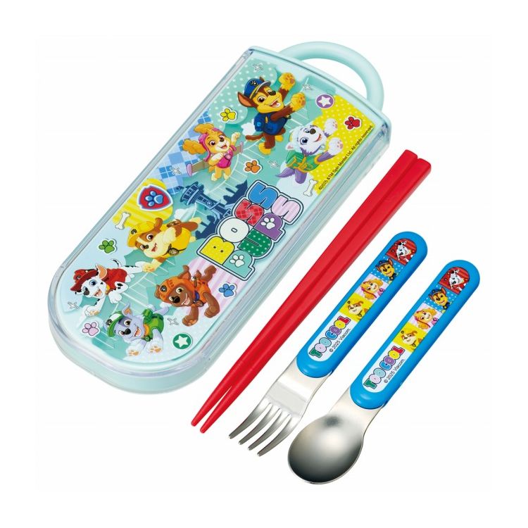 パウ・パトロール パウパト 2026 子供用 トリオセット 箸 スプーン フォーク TACC2 キャラクター スケ..