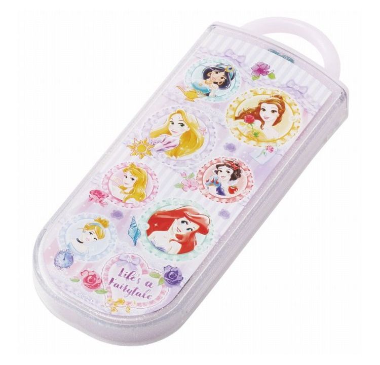 Disney Disney Princess 2026 - Juego de trío para niños, palillos, cuchara, tenedor, personaje TACC2, patinador — vista 2